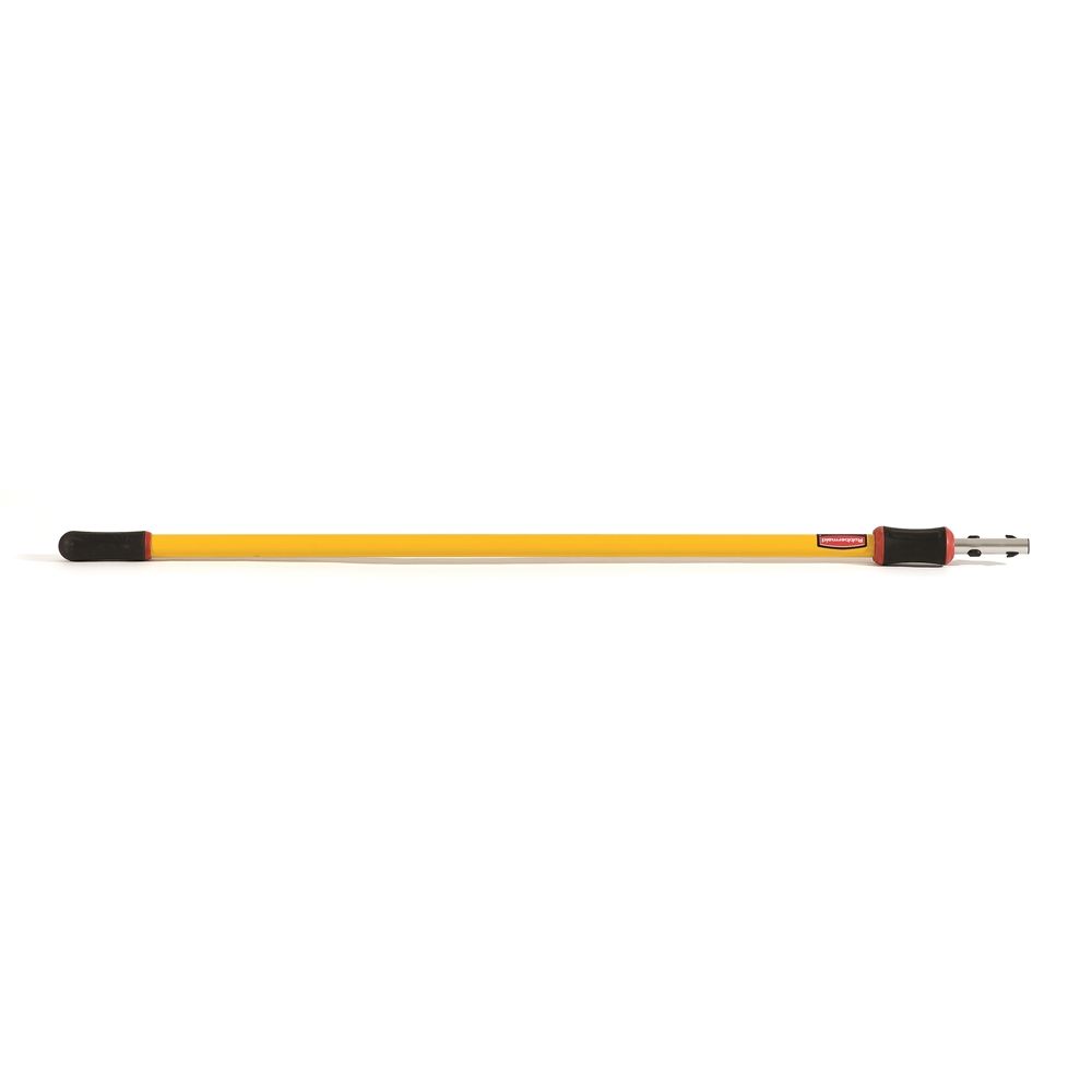 Rubbermaid Hygen 4 to 8 Foot Quick Connect Extension Pole, Yellow